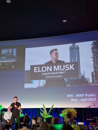 Conférence d'Elon Musk à Viva Tech