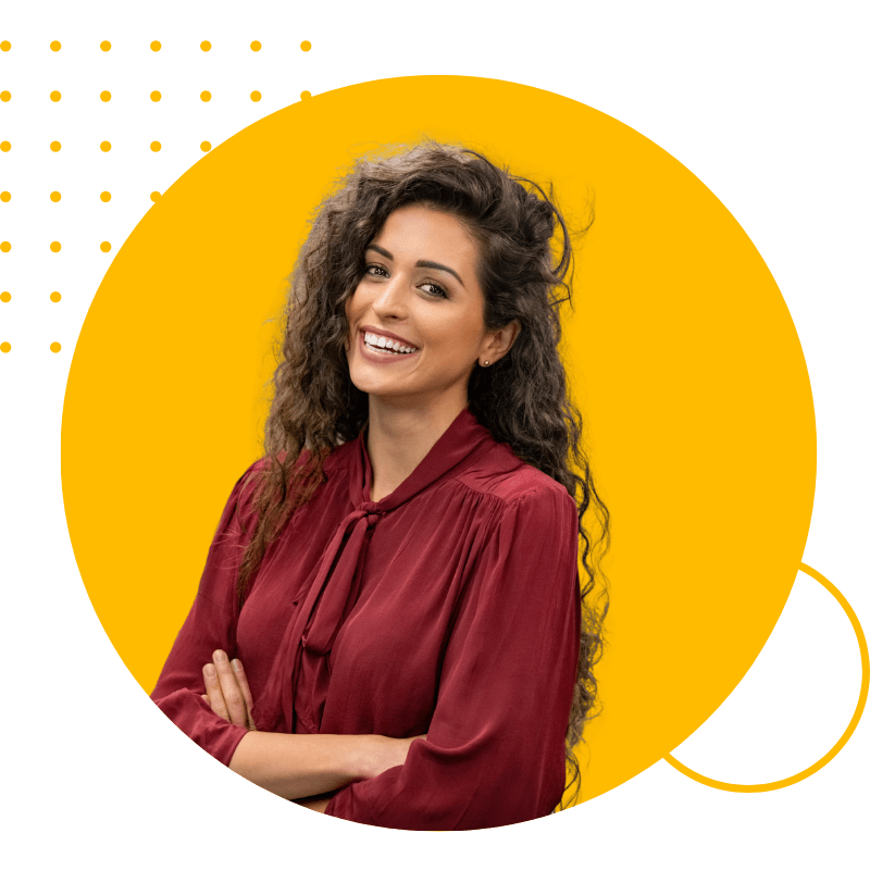 Femme souriante